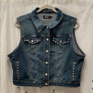 Earl Jean Studded Vest